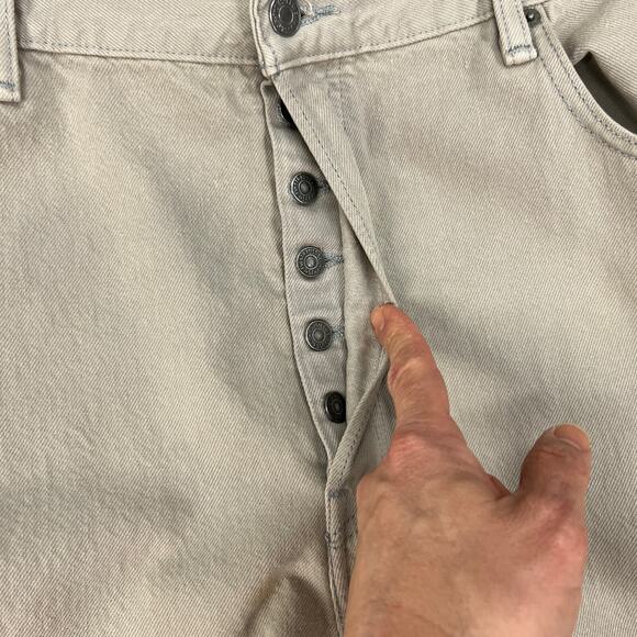 Levis 501XX Jean Mens 40 Sand Denim Mid Rise Button Fly Classic Straight 2012 - Picture 8 of 16